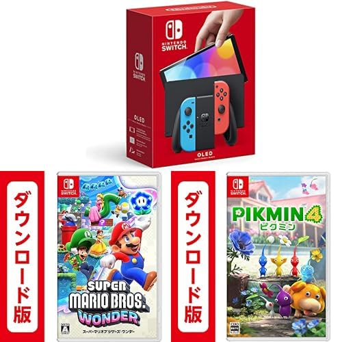 Amazon.co.jp: Nintendo Switch(有機ELモデル) Joy-Con(L) ネオン