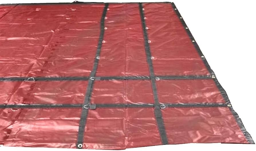 Mytee Products Flatbed Truck Tarps 18oz Steel Tarp 16' x 24' - Red