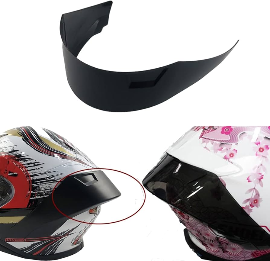 Amazon | ミラーシールド For SHOEI Z8 レーシング スポイラ Z8 (Black