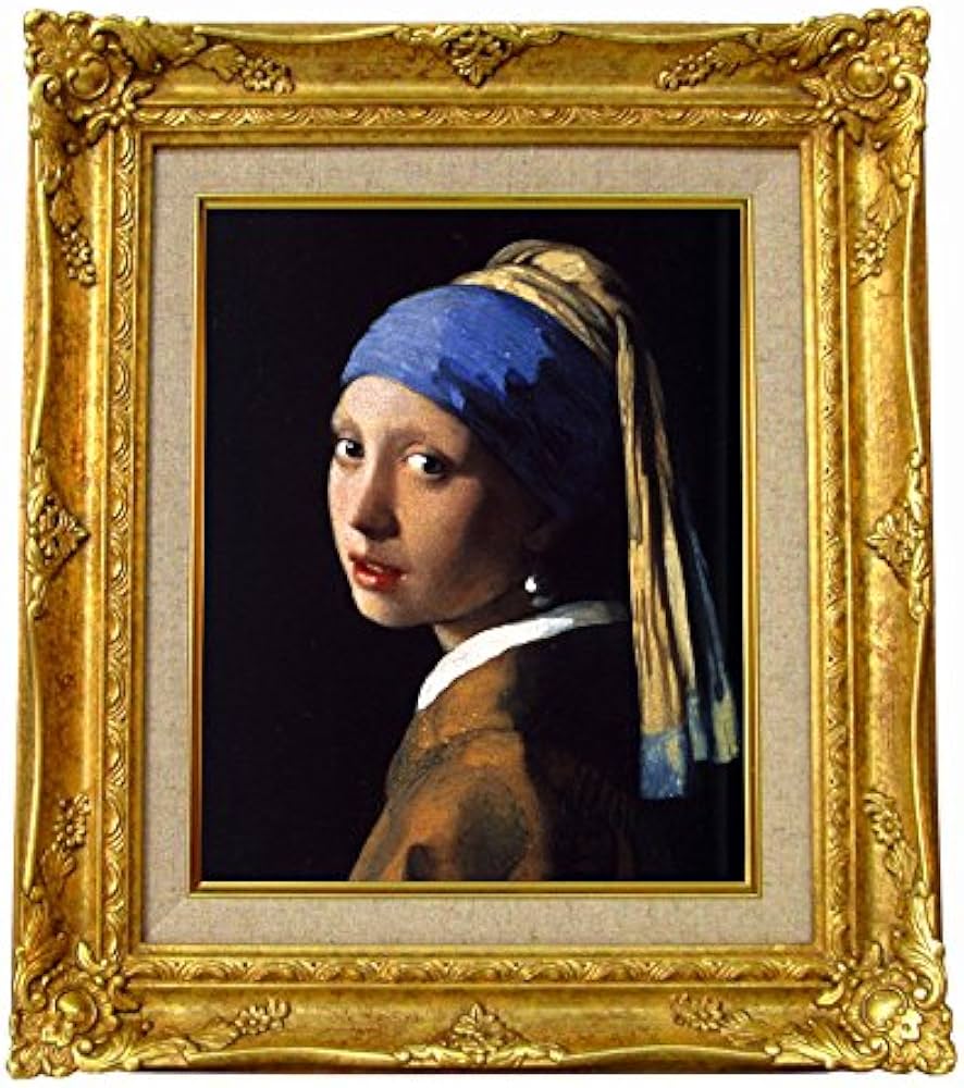 Amazon.co.jp: 世界の名画 フェルメール 真珠の耳飾の少女 ジクレー