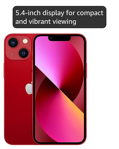 Amazon.com: Apple iPhone 13 Mini, 128GB, Red - Unlocked (Renewed