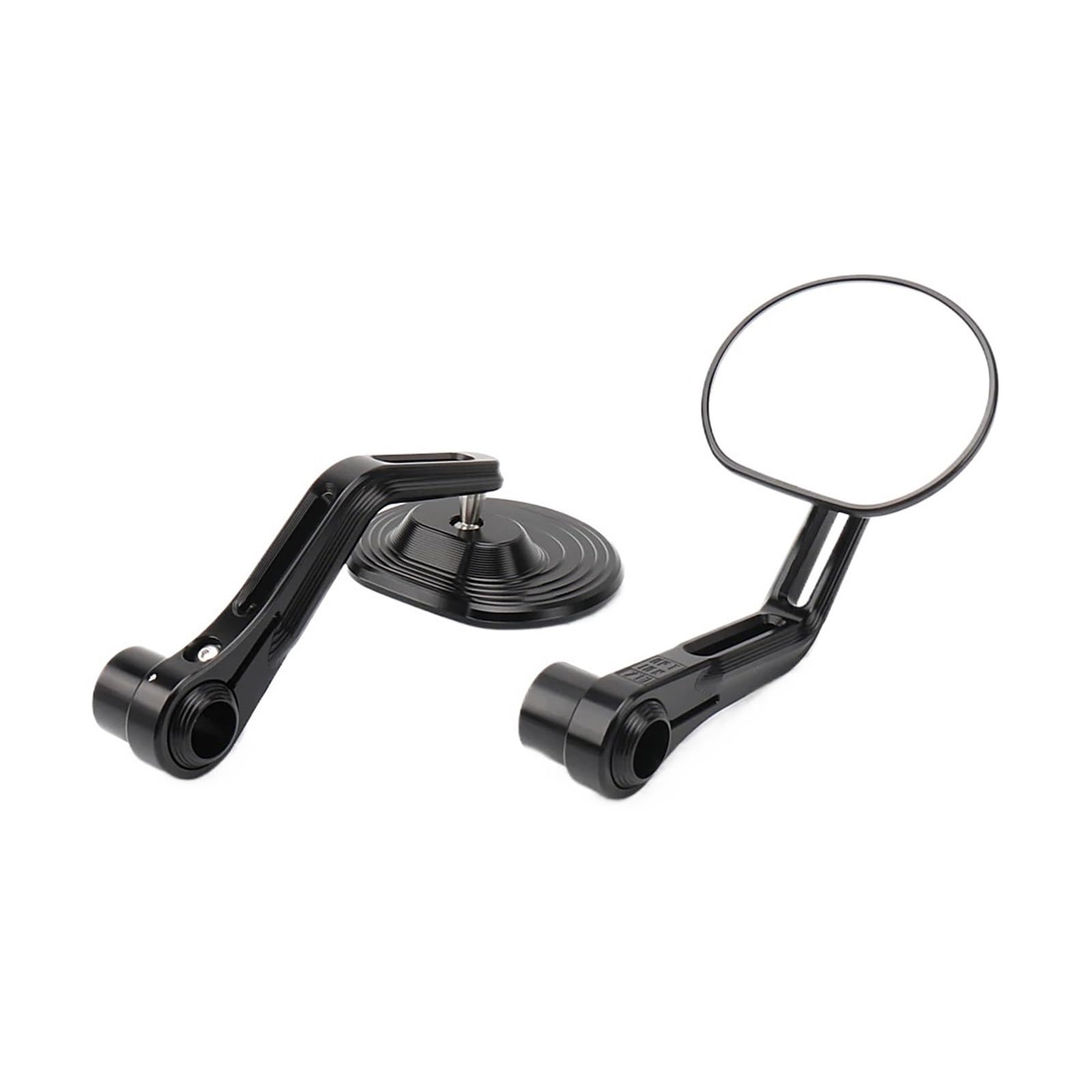 Amazon | オートバイリアビューハンドルバーエンドサイドバックミラー