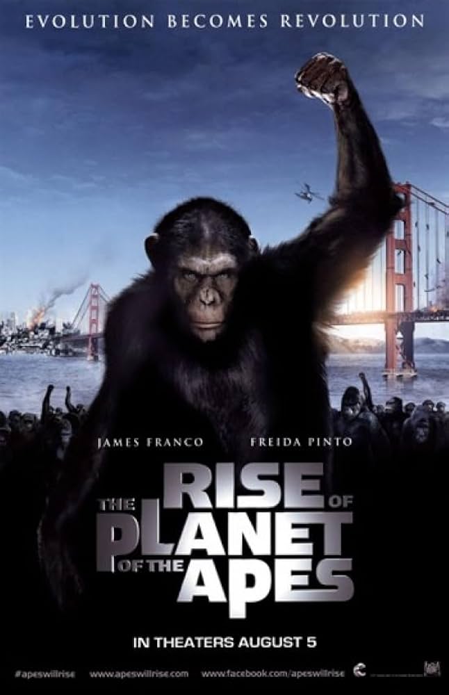 Amazon.com: Rise of the Planet of the Apes Movie Poster (11 x 17