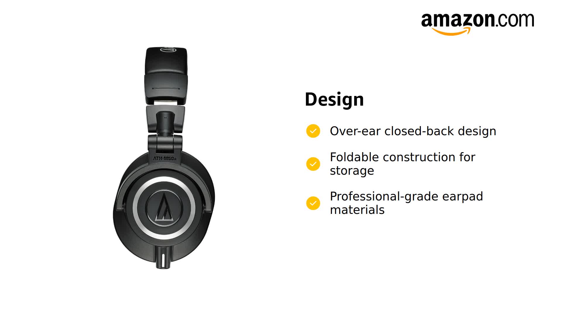 Amazon.com: Audio-Technica ATH-M50x Professional Monitor
