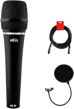 Amazon.com: Heil PR37 Large Diameter Hand-Held Vocal Microphone