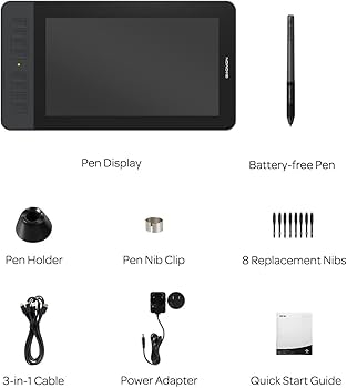Amazon.com: GAOMON PD1161 Drawing Tablet 11.6 Inch IPS Tilt