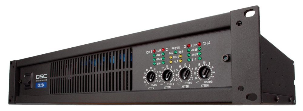 Amazon.com: QSC CX254 4CH Power Amp : Musical Instruments