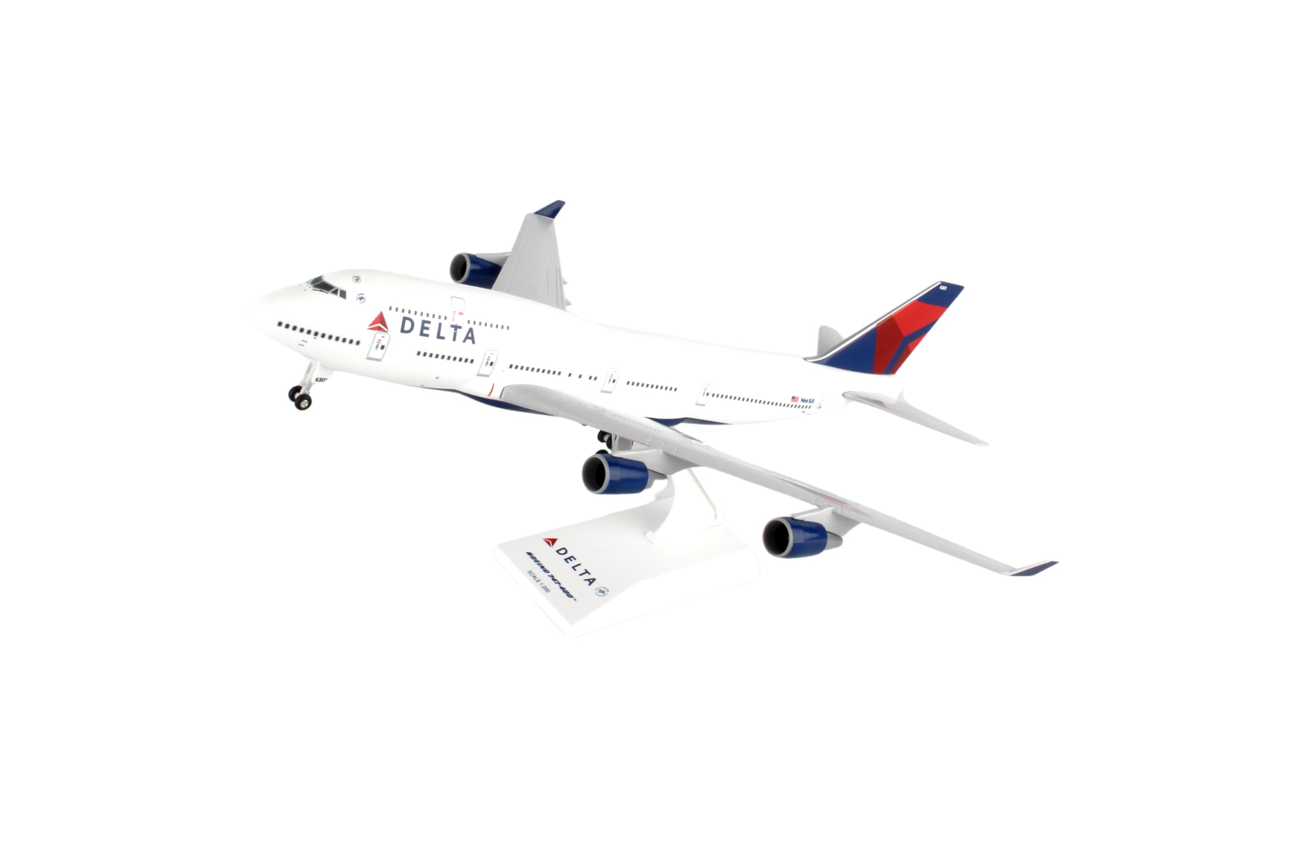 Amazon | SKY MARKS 1/200 747-400 デルタ航空 N661US ギア付 完成品