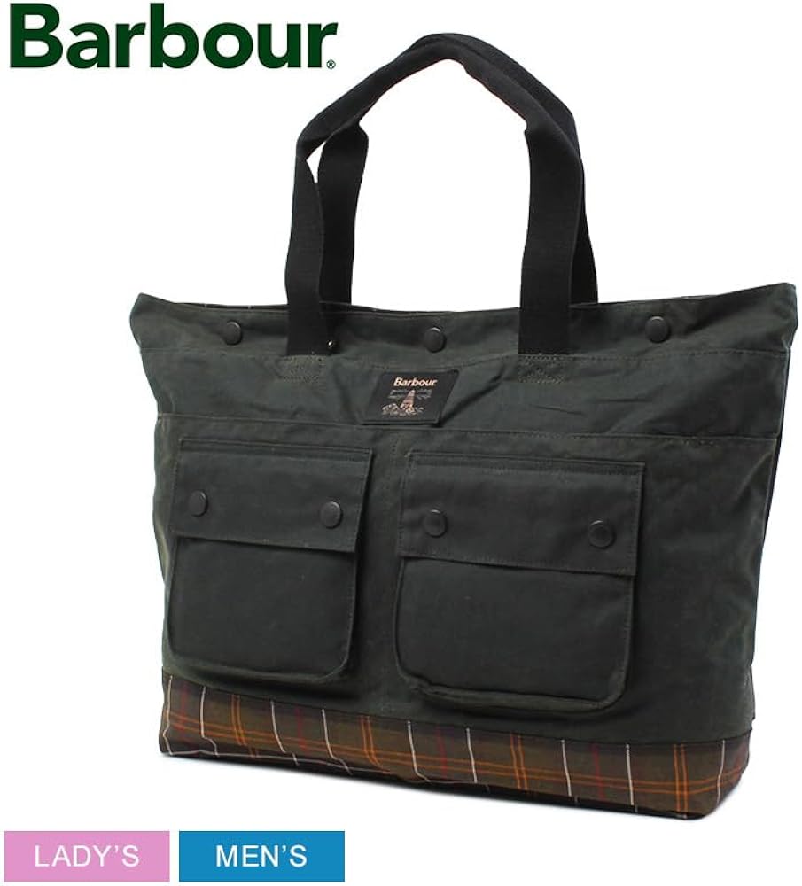 Amazon | [Barbour] [バブアー] FIELD WAX TOTE BAG バッグ UBA0750