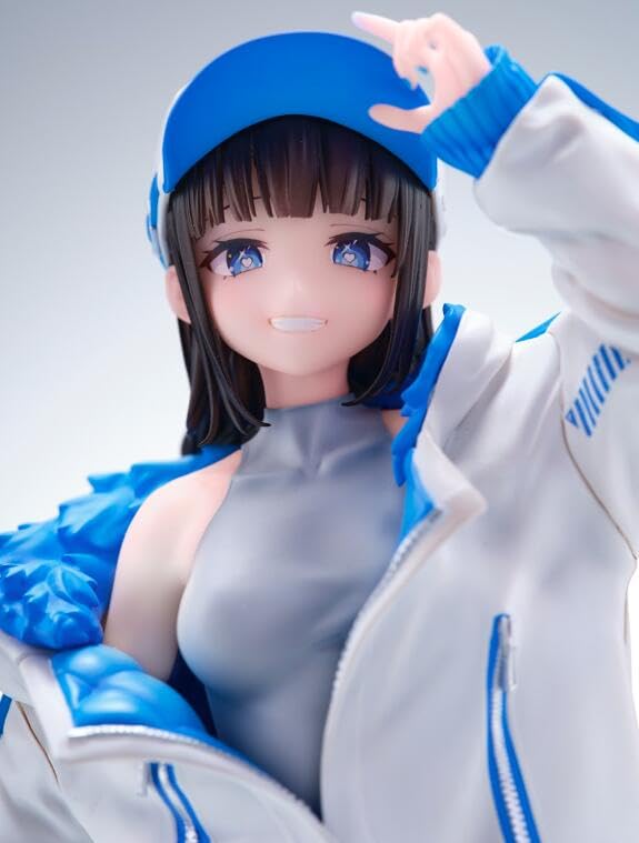 Amazon.co.jp: OMAHA 1/7 壱色青蓝 蒼 美少女 フィギュア 塗装済 完成
