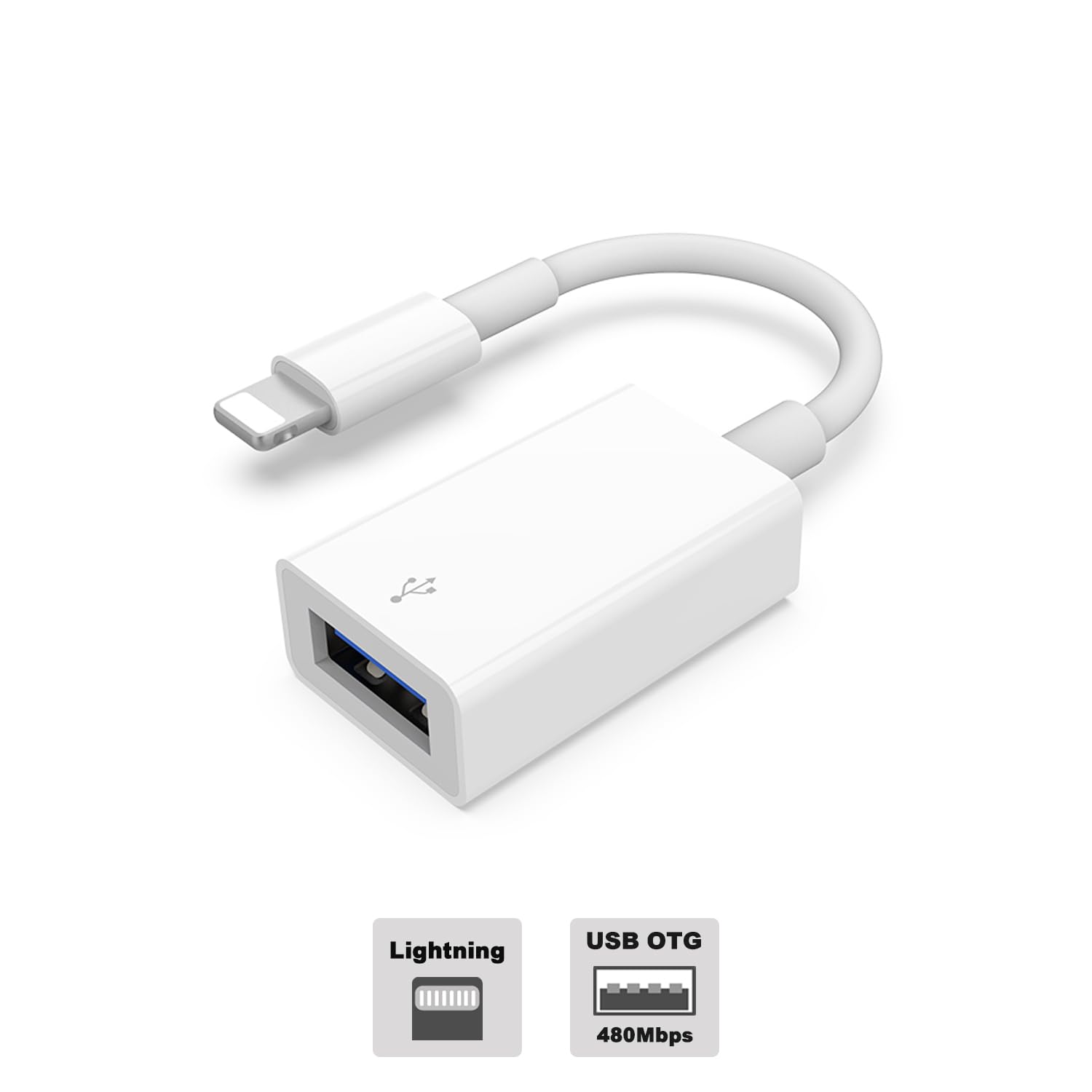 Amazon | ライトニング ミニDock 変換アダプター データ転送(USB2.0