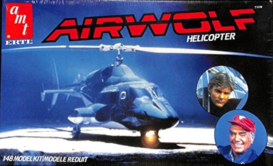 Amazon | AMT ERTL 1 : 48 Airwolf Helicopterプラスチックモデル