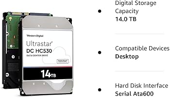 Amazon.com: HGST WD Ultrastar DC HC530 14TB SATA 6Gb/s 3.5-Inch