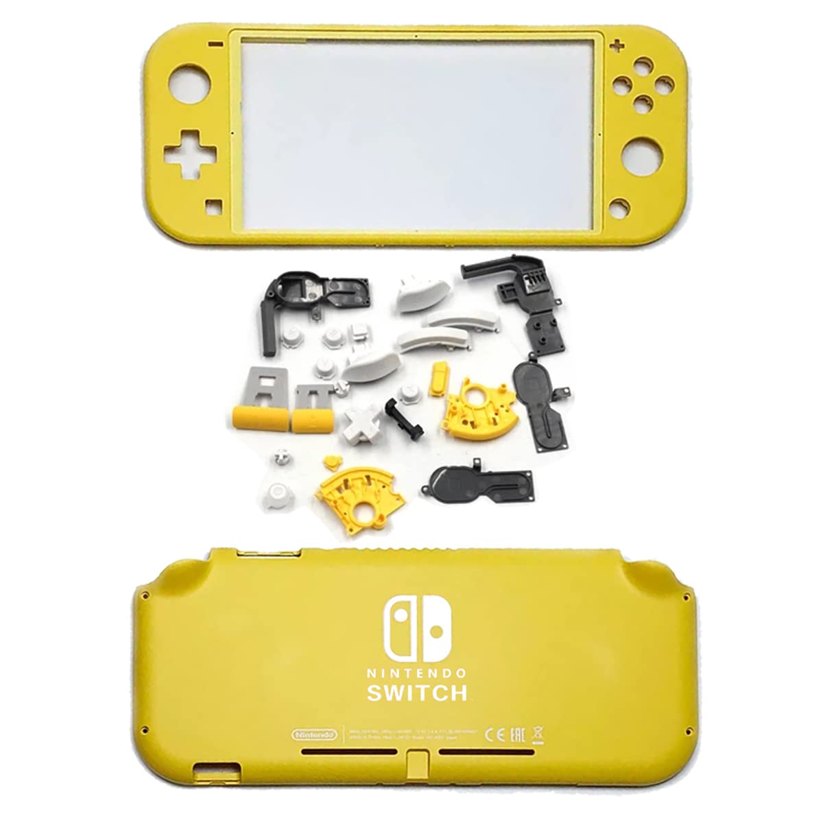 動作確認済み】Nintendo Switch lite イエロー、本体箱ケース 動作確認