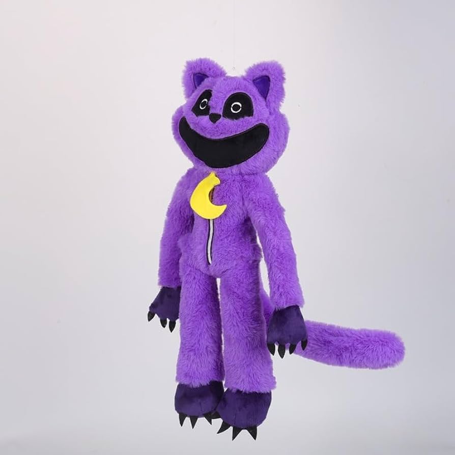 Amazon.co.jp: Smiling Critters パープルキャット人形 笑顔の動物