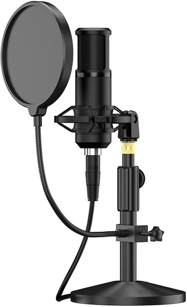 Amazon.co.jp: ライブコンデンサーマイクPM320、サウンドカード録音