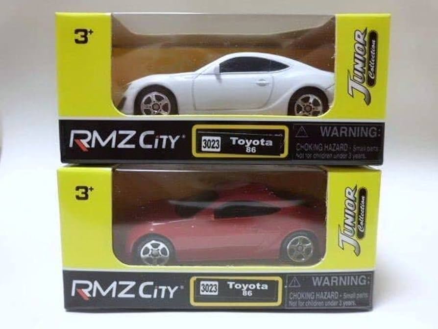 Amazon | RMZ City ミニカー86 ホワイト/レッド 全2種 | ミニカー