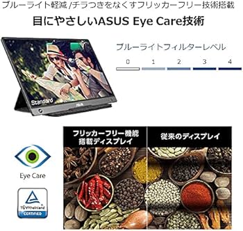 Amazon.co.jp: ASUS モバイルモニター Eye Care MB16AH-J 15.6インチ