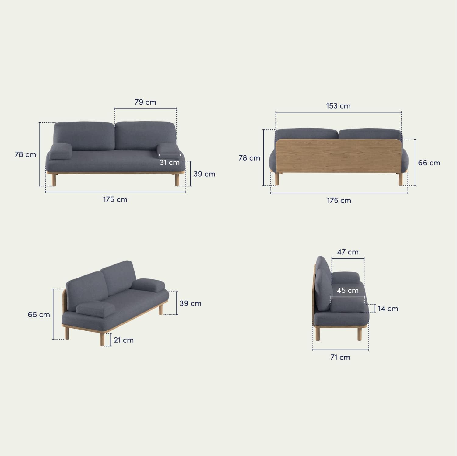 Amazon｜koala (R) ソファー 2人掛け 【コアラソファー CHILLAX】 幅