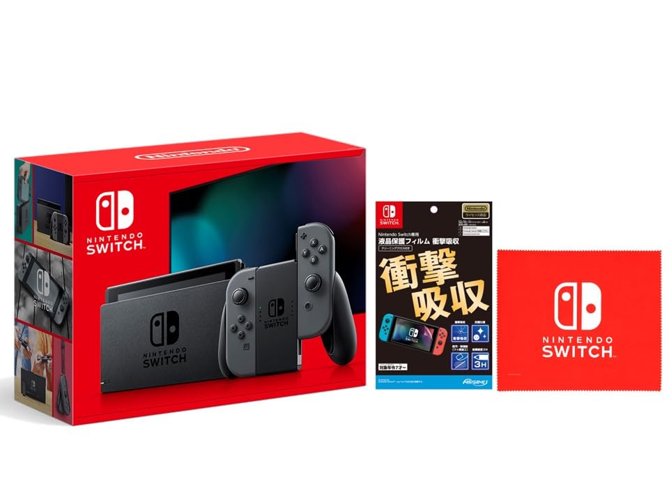 Amazon.co.jp: Nintendo Switch Joy-Con(L)/(R) グレー+【任天堂