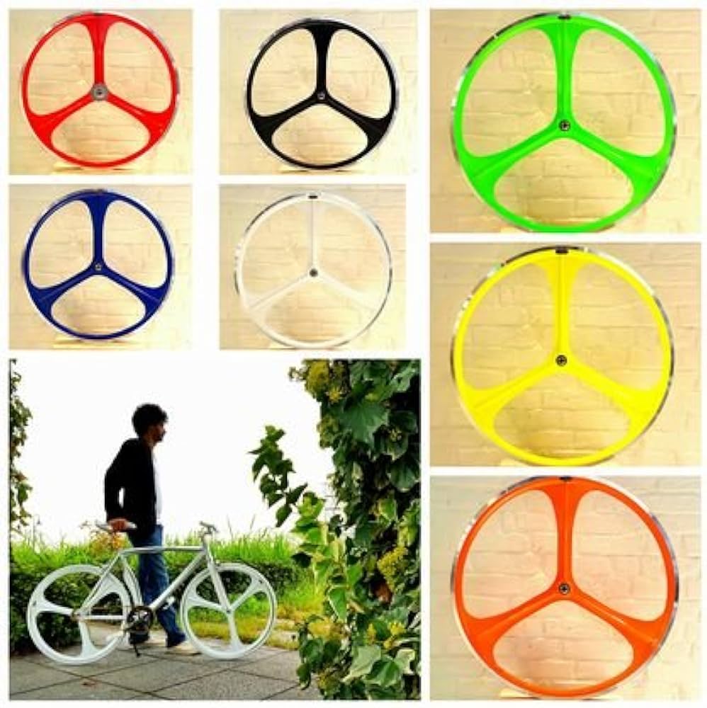 Amazon | TENY 3スポーク レッド 700C ※自転車ホイール アルミ