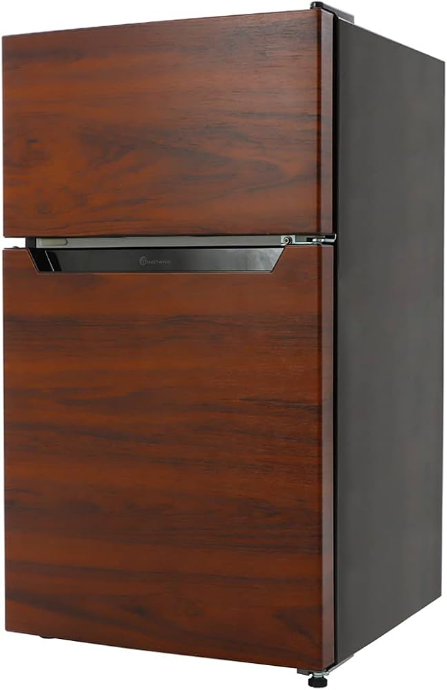Amazon | TOHOTAIYO 2ドア冷蔵庫 87L 直冷式 (ウッド) | TOHOTAIYO