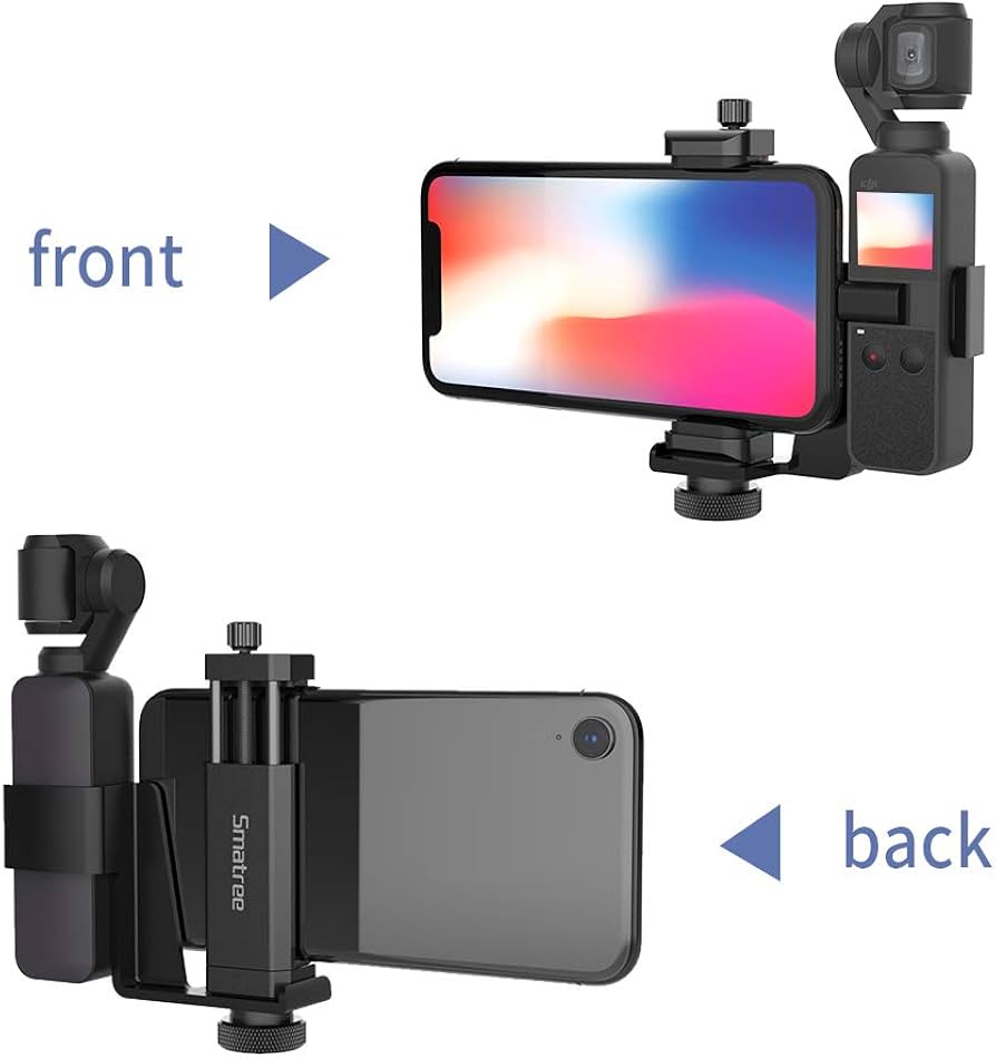 Amazon.com : Smatree OSMO Pocket 2 Phone Holder Set Expansion