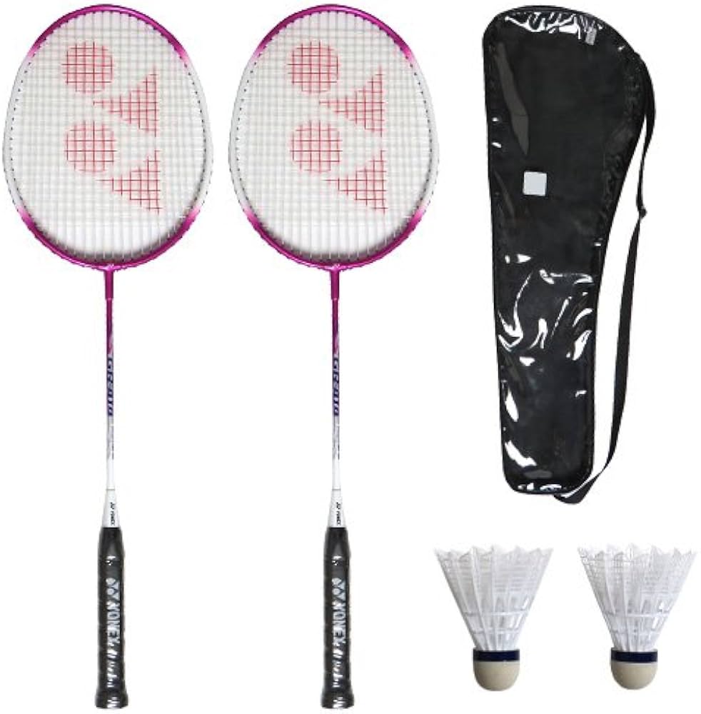 Amazon | ヨネックス(YONEX) レジャー用 バドミントン2本組ラケット