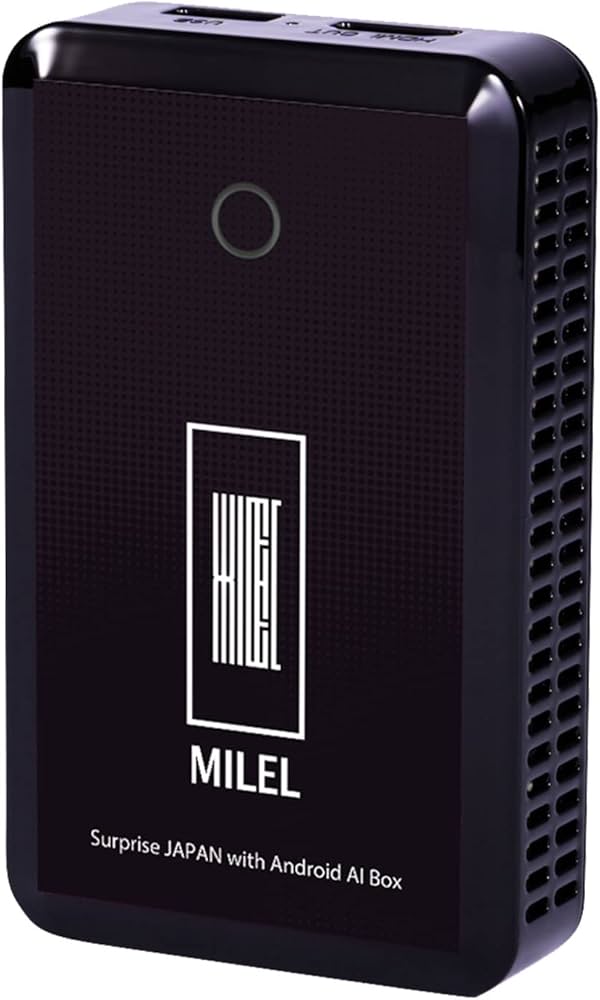 Amazon.co.jp: MILEL CarPlay AI Box 4カラー (ブラック) HDMI出力端子