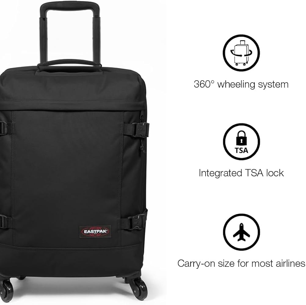 Amazon.com | EASTPAK Trans4 S – 44L Large Wheeled Luggage with