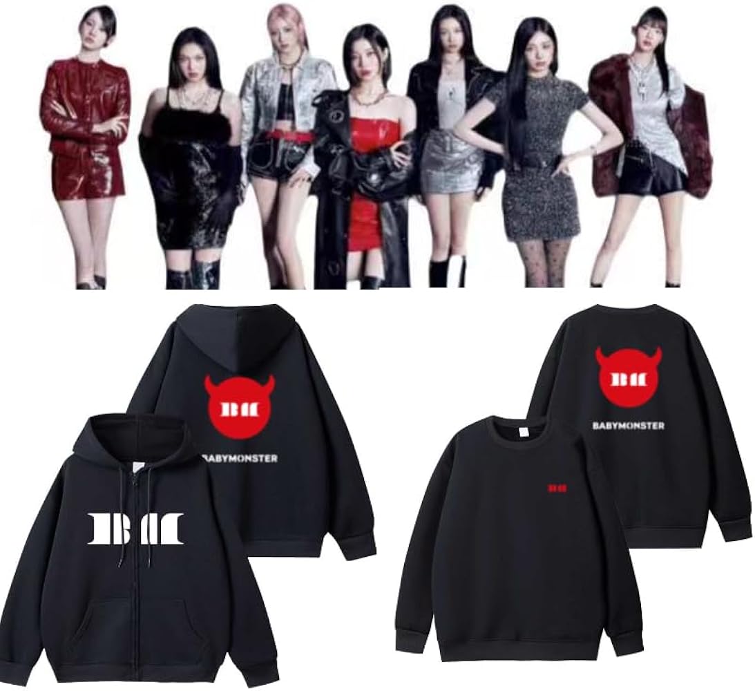 Amazon | ベイビーモンスター グッズ パーカー 2025 HELLO MONSTER