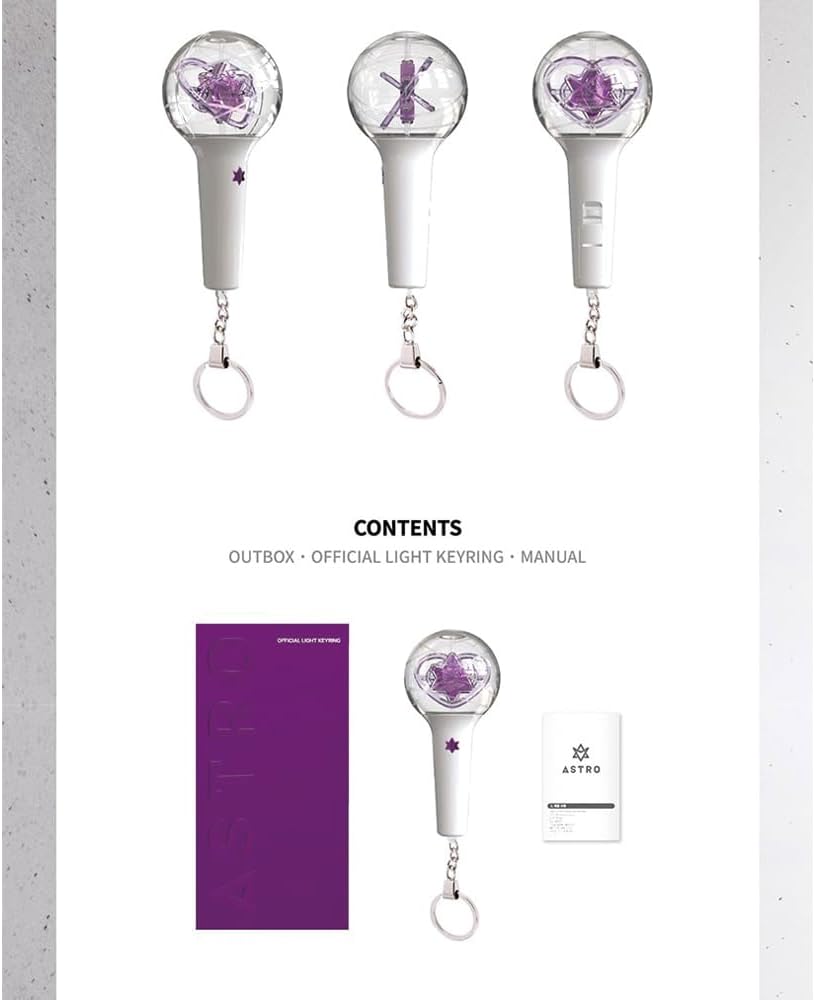 Amazon.co.jp: ASTRO - Official Mini Lightstick keyring キーリング