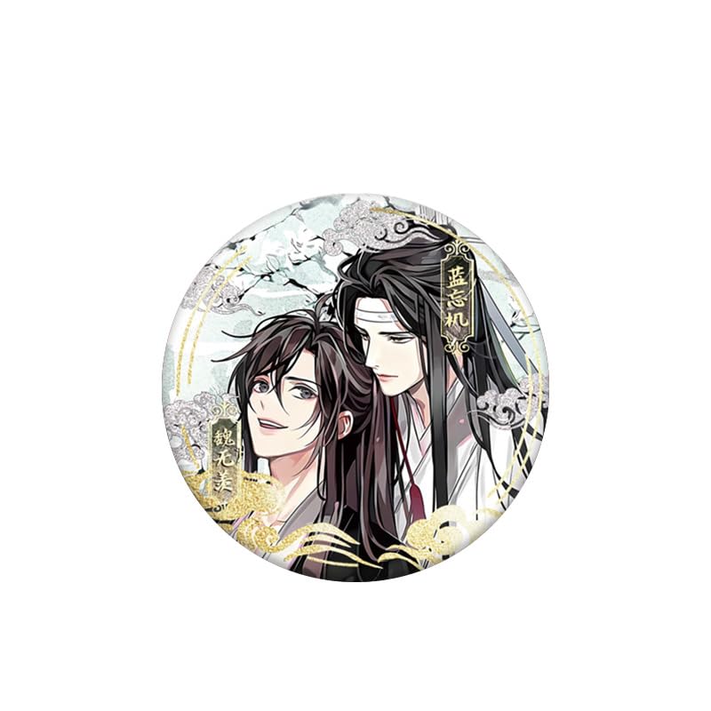 Amazon.co.jp: 魔道祖師 グッズ 魔道祖師 缶バッジ バッジセット 金属