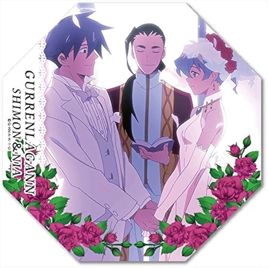 Amazon.co.jp: 天元突破グレンラガン シモン & ニア 卓上ミニ傘 : ホビー