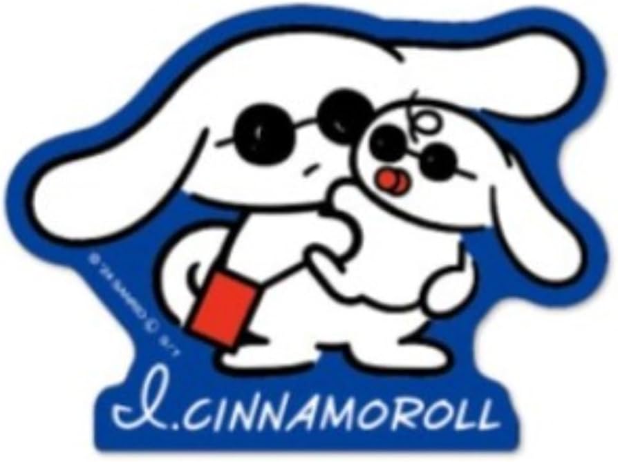 Amazon.co.jp: マリモクラフト アイシナモロール ステッカー ブルー W9