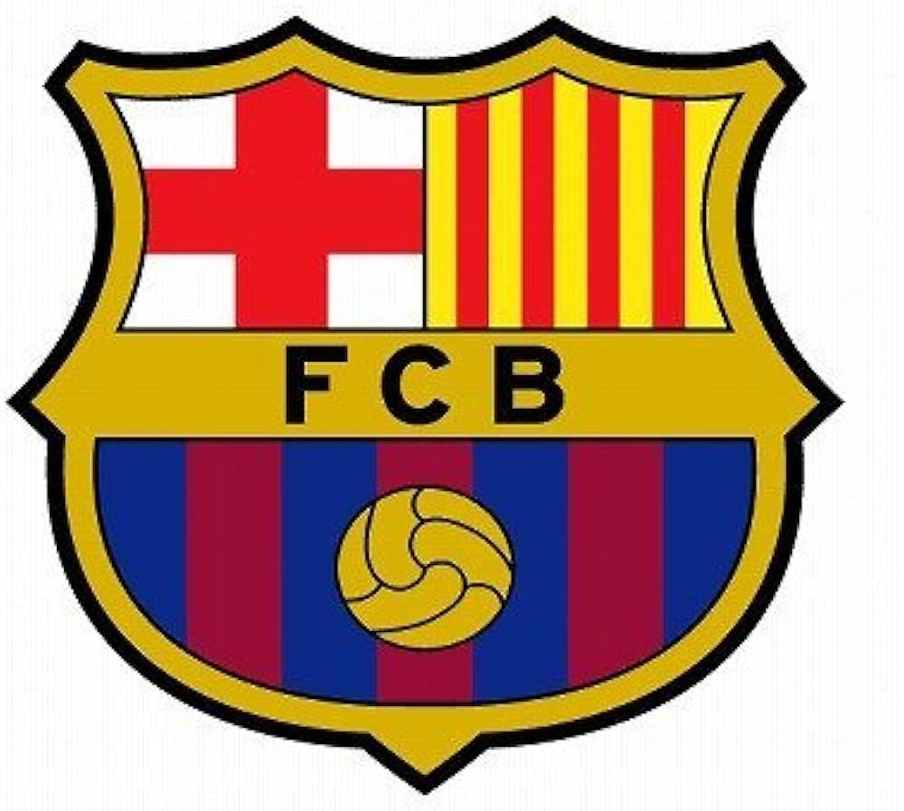 Amazon | FCバルセロナ エンブレムステッカー [st074] | ノーブランド