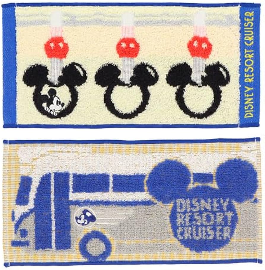 Amazon｜ディズニーリゾートクルーザー ミニタオルセット ハーフサイズ