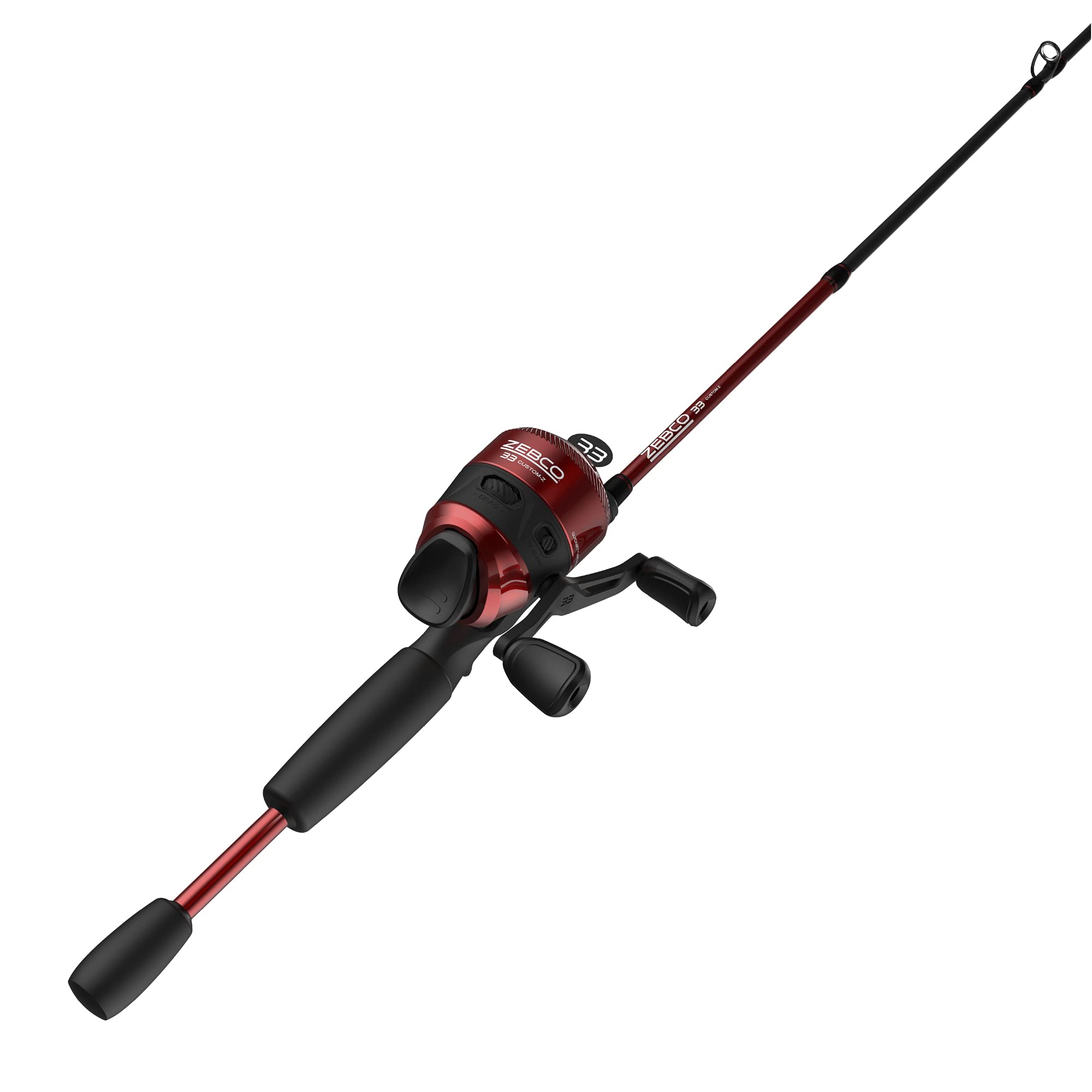 33 Custom-Z Spincast Reel and 2-Piece Fishing Rod Combo : Amazon
