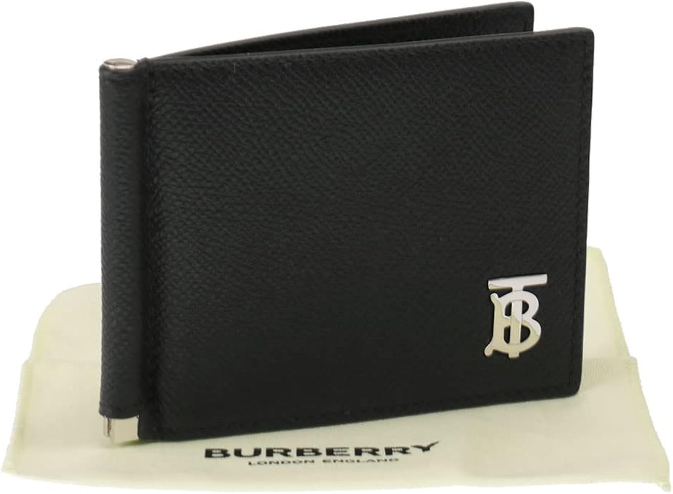 Amazon | [BURBERRY] [バーバリー] マネークリップ 2つ折り財布 メンズ