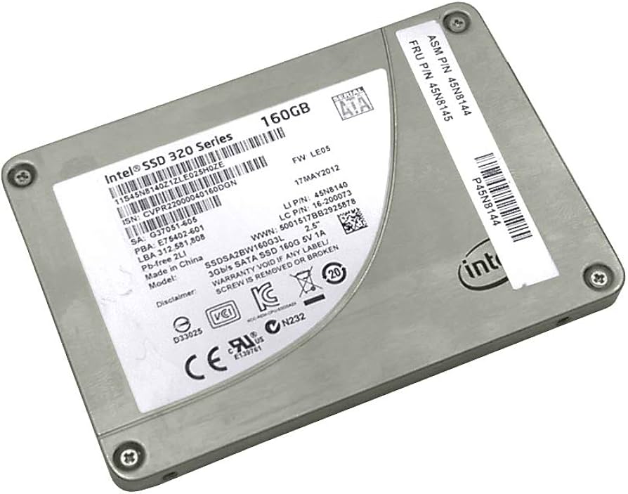 Amazon.com: Intel GenuineGenuine SSDSA2BW160G3L Laptop Internal