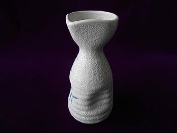 Amazon.co.jp: 酒器！ ☆白志野竹2合酒器セット☆ 新品 お猪口 徳利