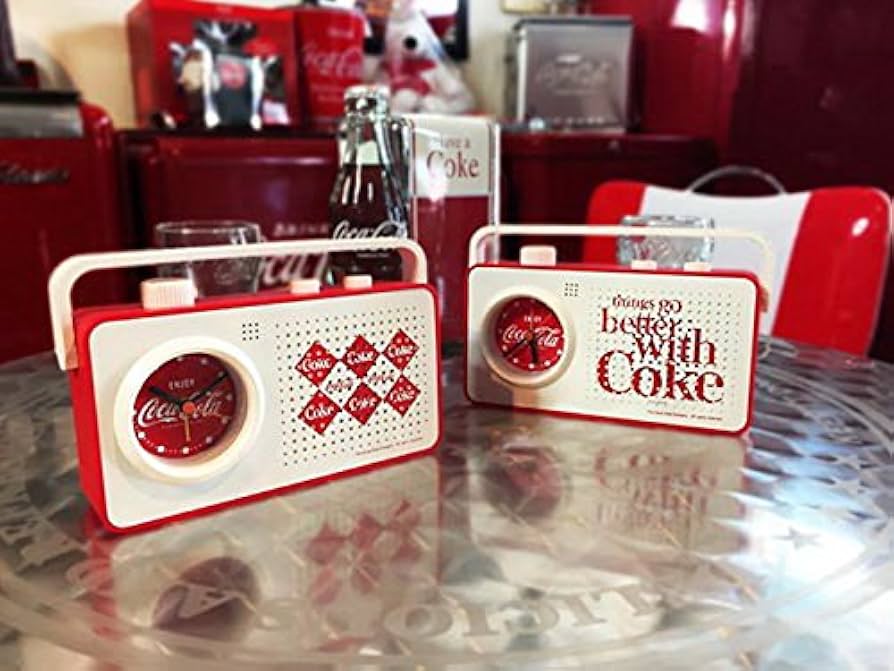 Amazon.co.jp: コカコーラ(Coca Cola) ラジオ 白 12.5×18.5×6cm