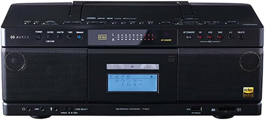 Amazon.co.jp: 東芝 CDラジカセ ブラック TY-AK21 SDカード32GB付き 2