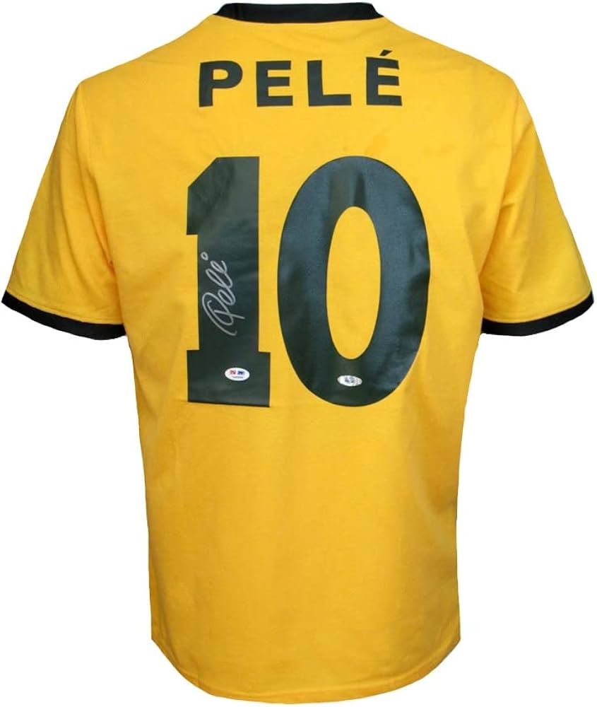 Amazon | ペレ 直筆 サイン 入り ブラジル代表 10番 ユニフォーム