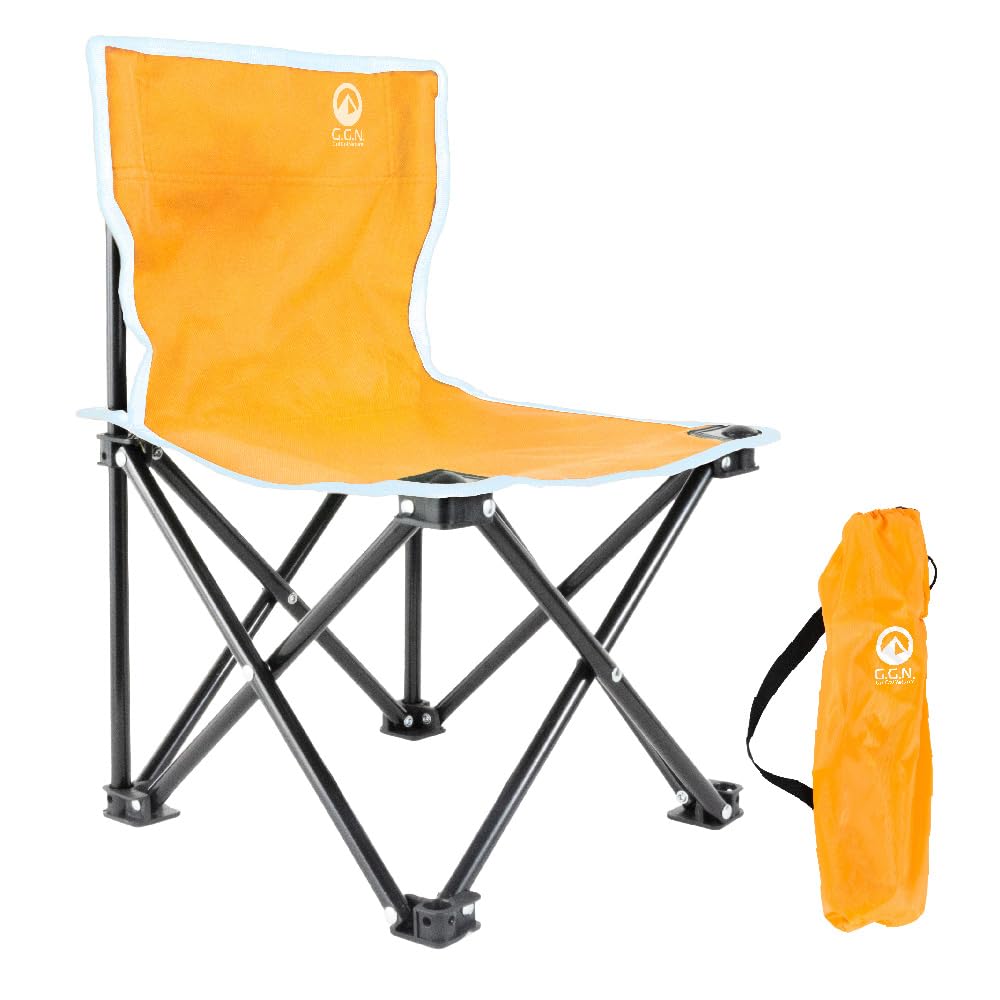 Amazon.co.jp: G.G.N. チェア ミニ オレンジ 折りたたみ式 コンパクト