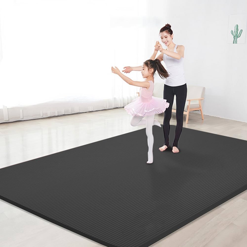 Amazon | ヨガマット 15mm 幅広 130cm 特大 200*130cm 2人用 大判 筋