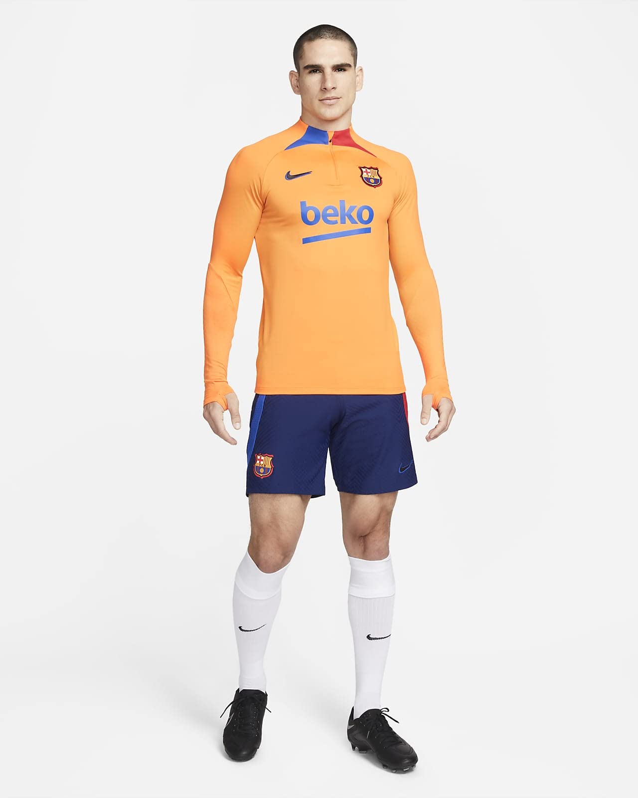 Amazon | NIKE ナイキ FC バルセロナ ストライク サッカードリルトップ