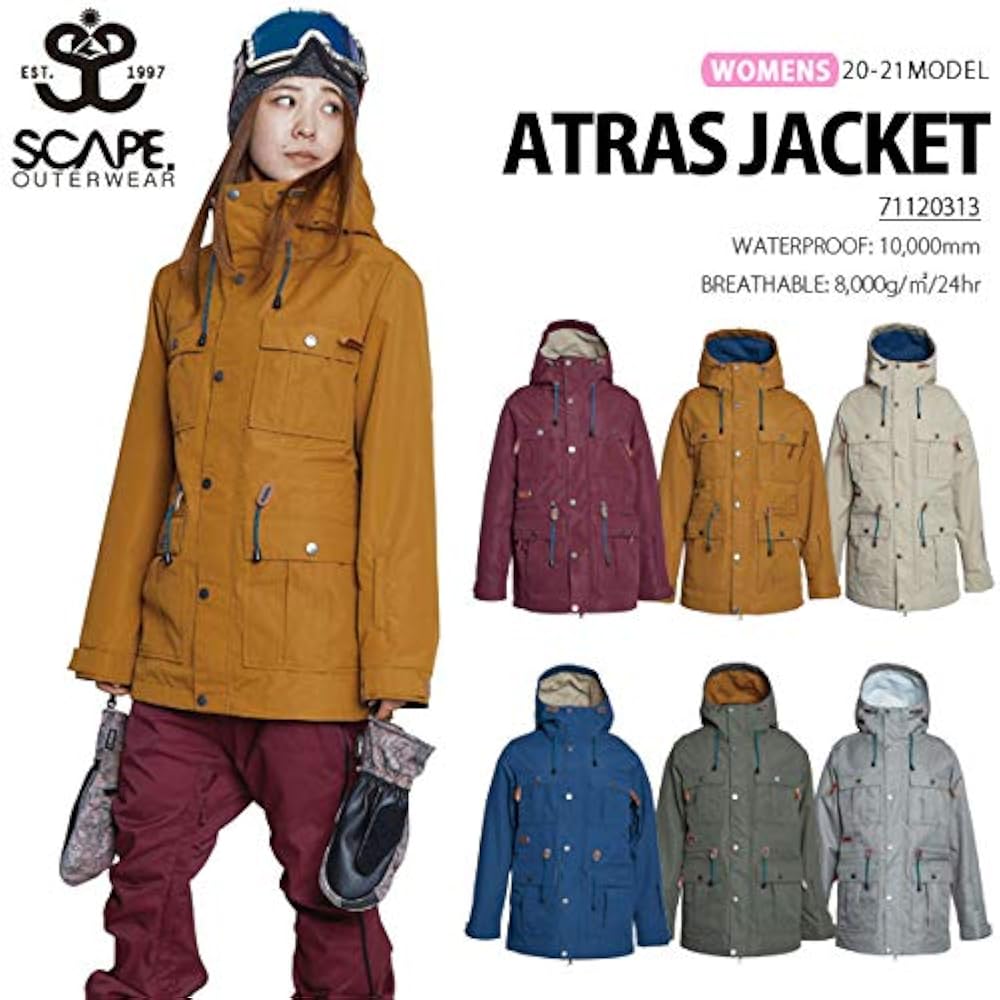 Amazon | SCAPE(エスケープ) レディース ATRAS JACKET ジャケット