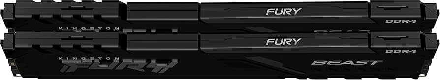 Kingston Fury Beast 32GB (2x16GB) 3200MHz DDR4 CL16 Desktop Memory