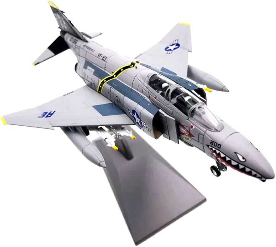 Amazon.com: F-4 Phantom II 1/100 Diecast Aircraft Model Mcdonnell
